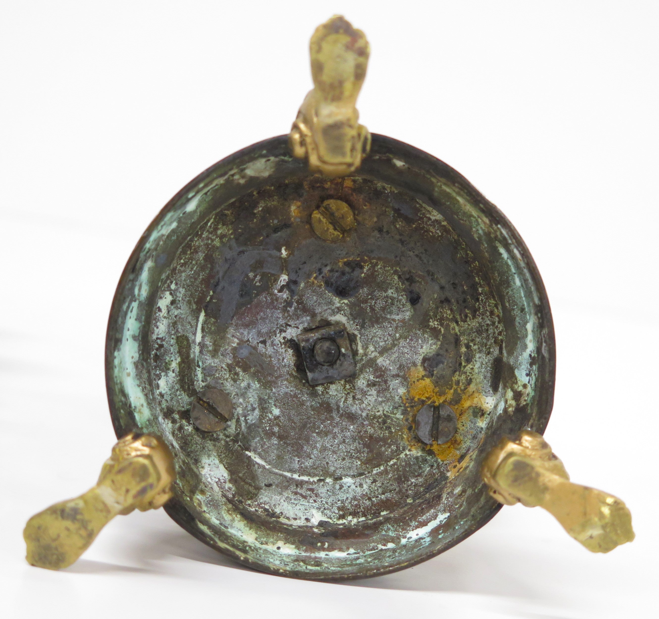 A Pair of Late Regency Patinated and Metal Cassoulets