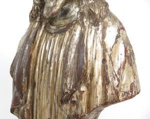 1# 18th Century Italian Silver Gilt Reliquary Bust