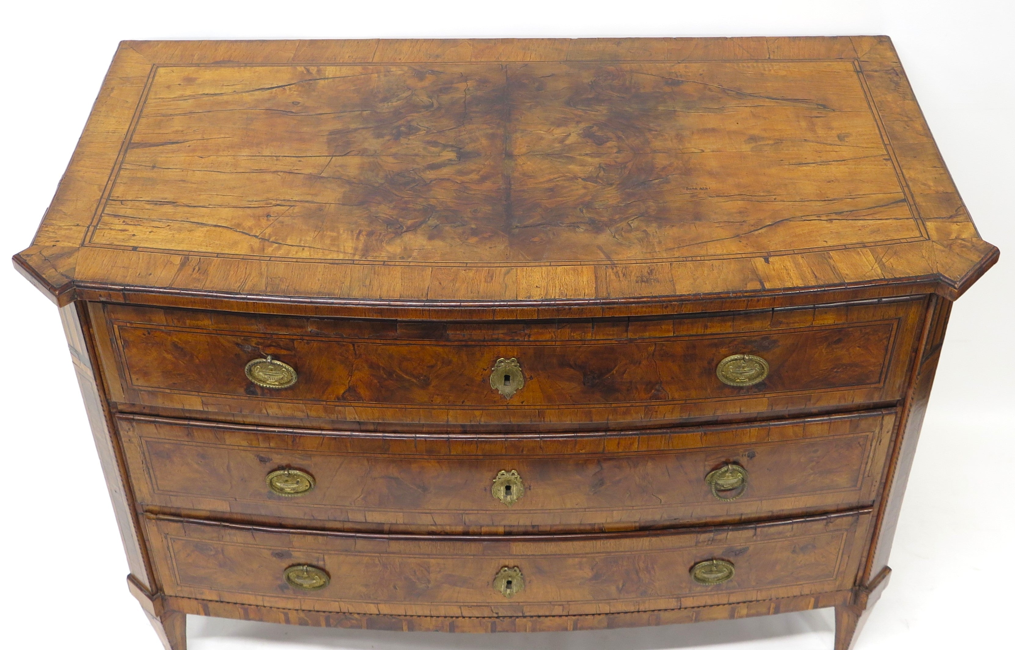 An 18th  Century Italian Three Drawer Chest