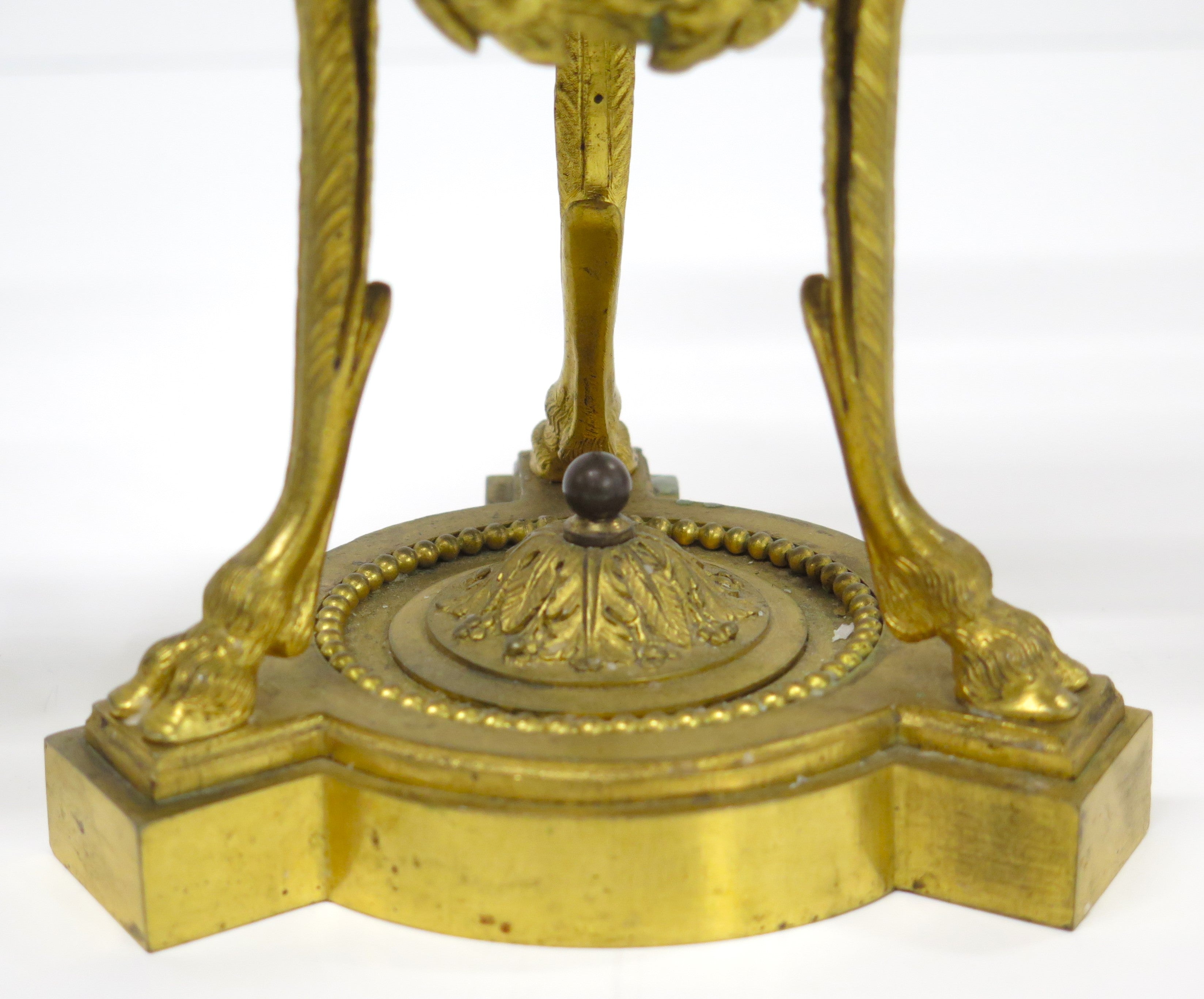 A Pair of Finely Cast and Chased Louis XVI Ormalu Four-Light Cassolette