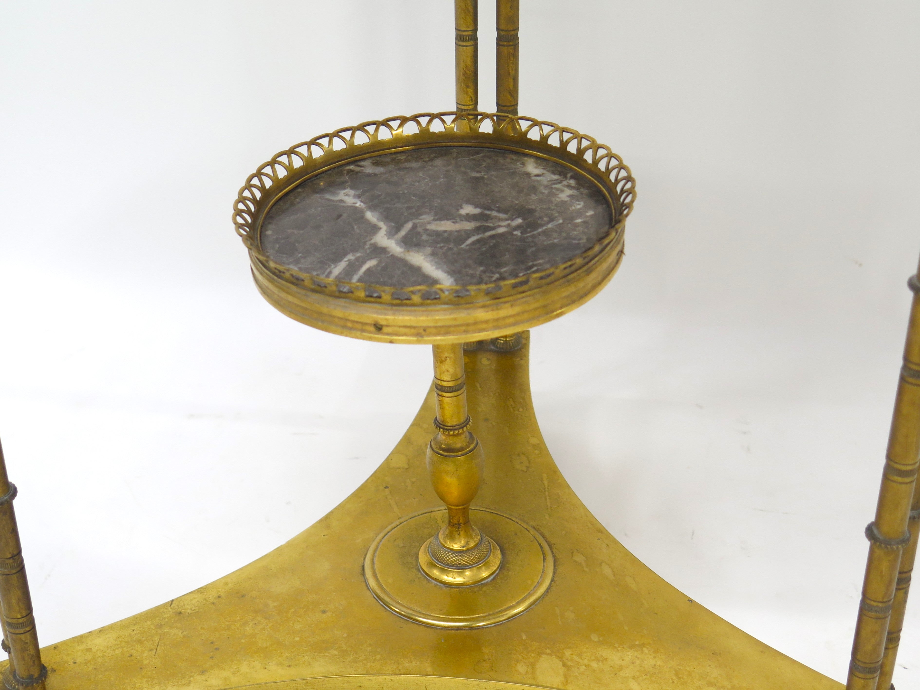 A Louis XVI Style Gilt Bronze Gueridon