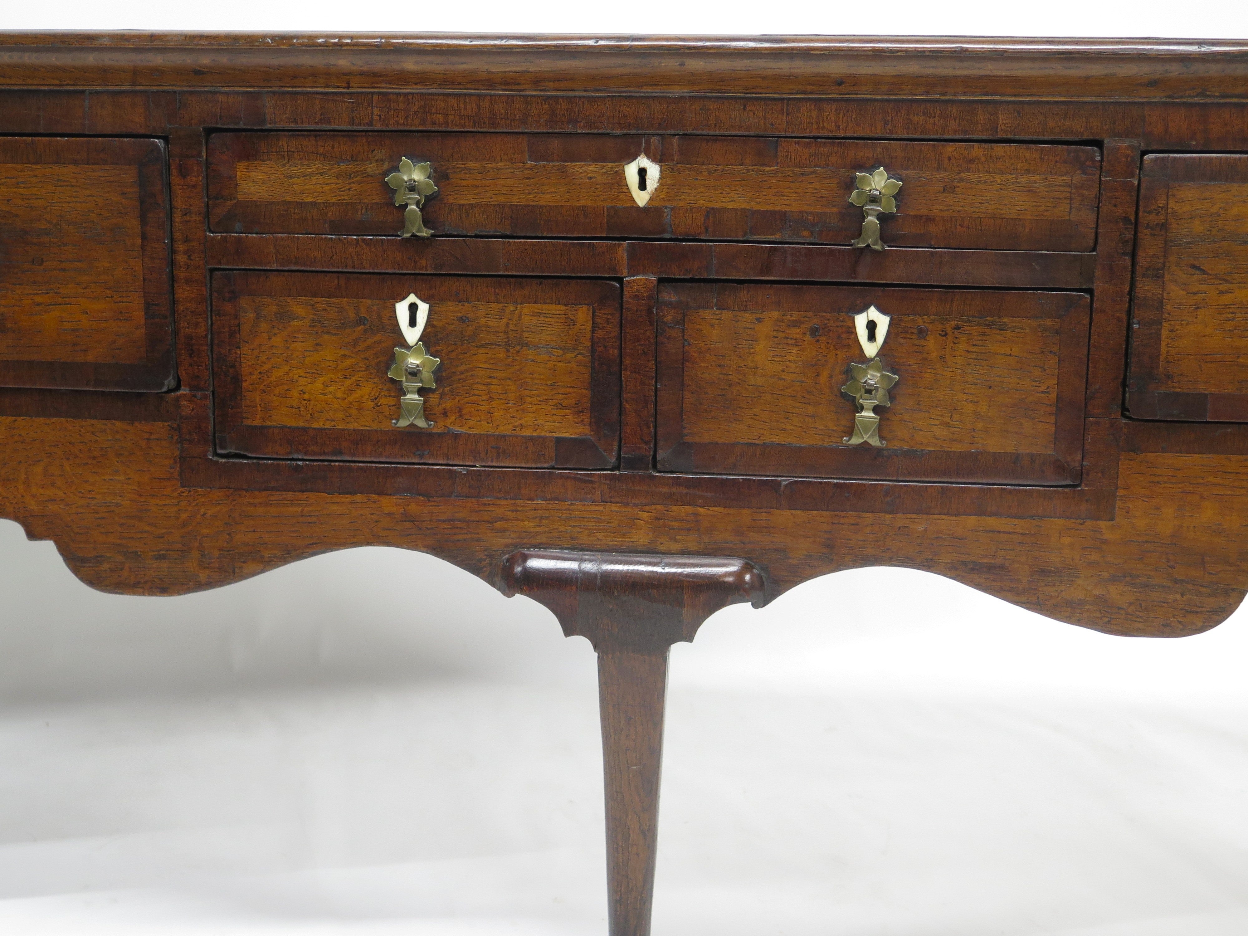 An Early George III Oak Dresser Base