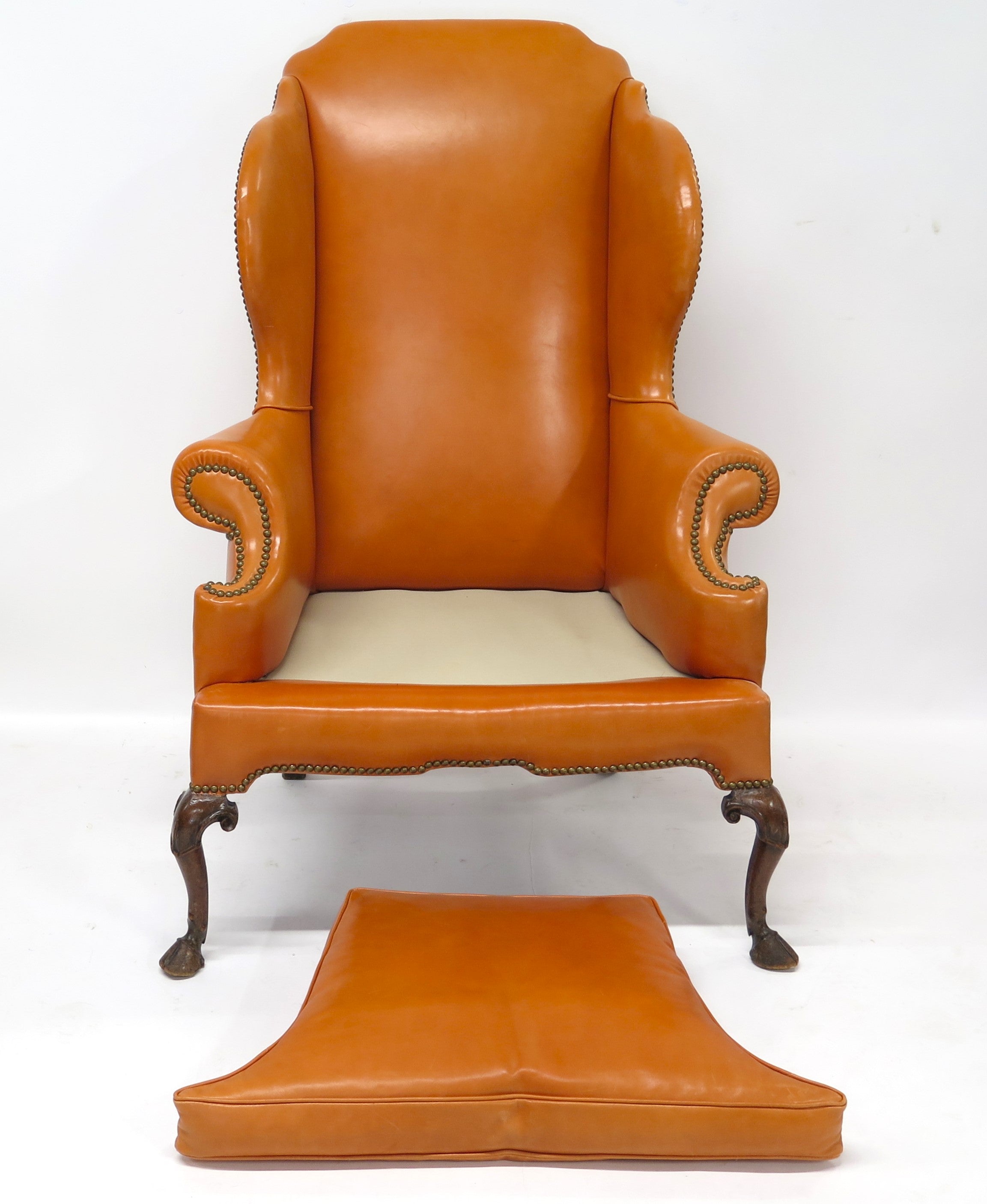 Late Queen Anne/Early George I-Style Wingback Chair