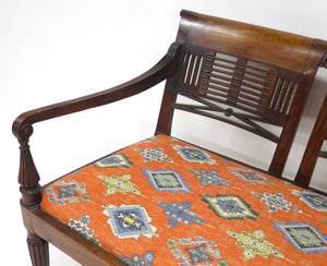 A Dutch East Indies Regency Settee