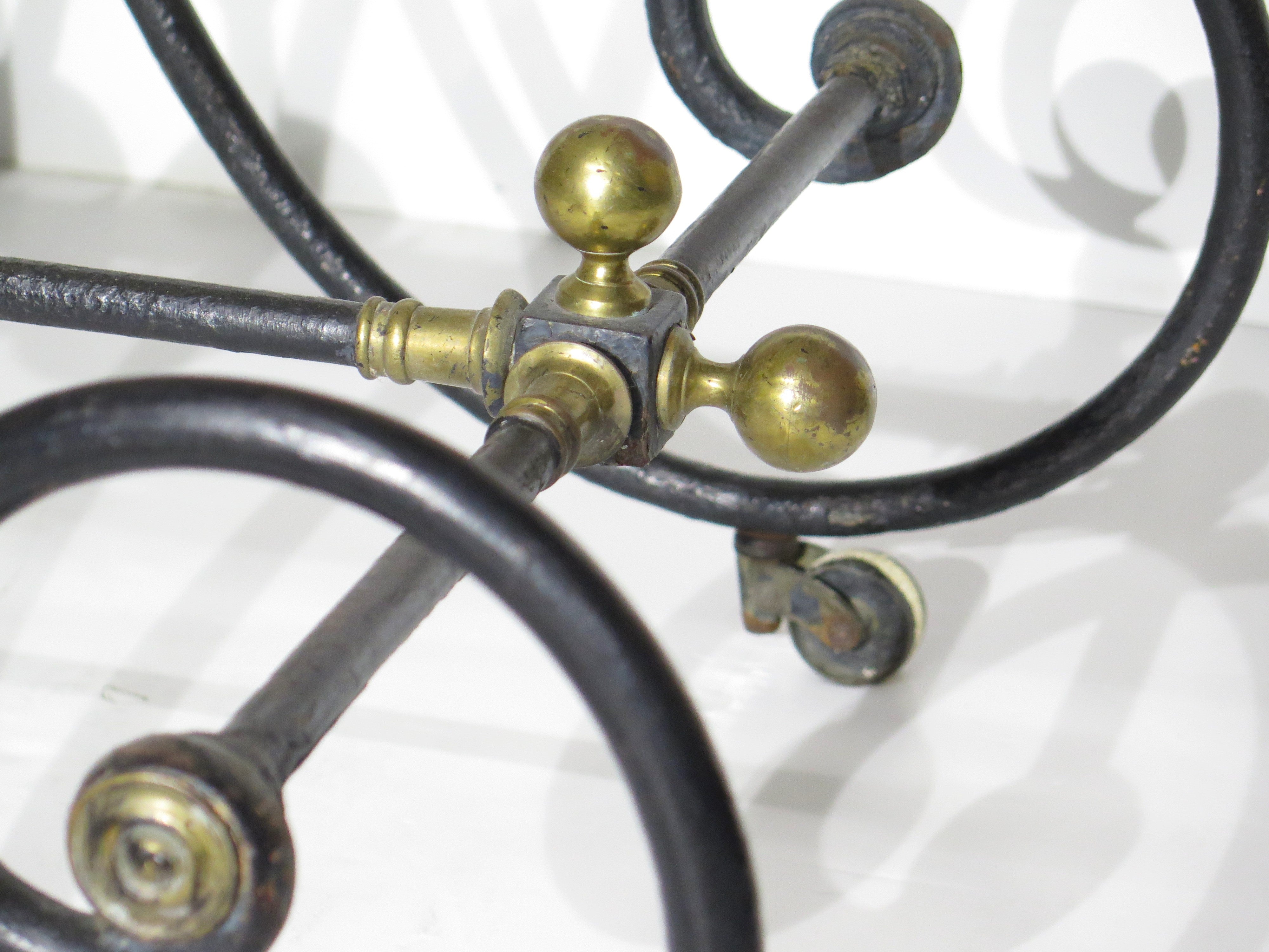 Early 20th Century Frenche Iron Pastri Table