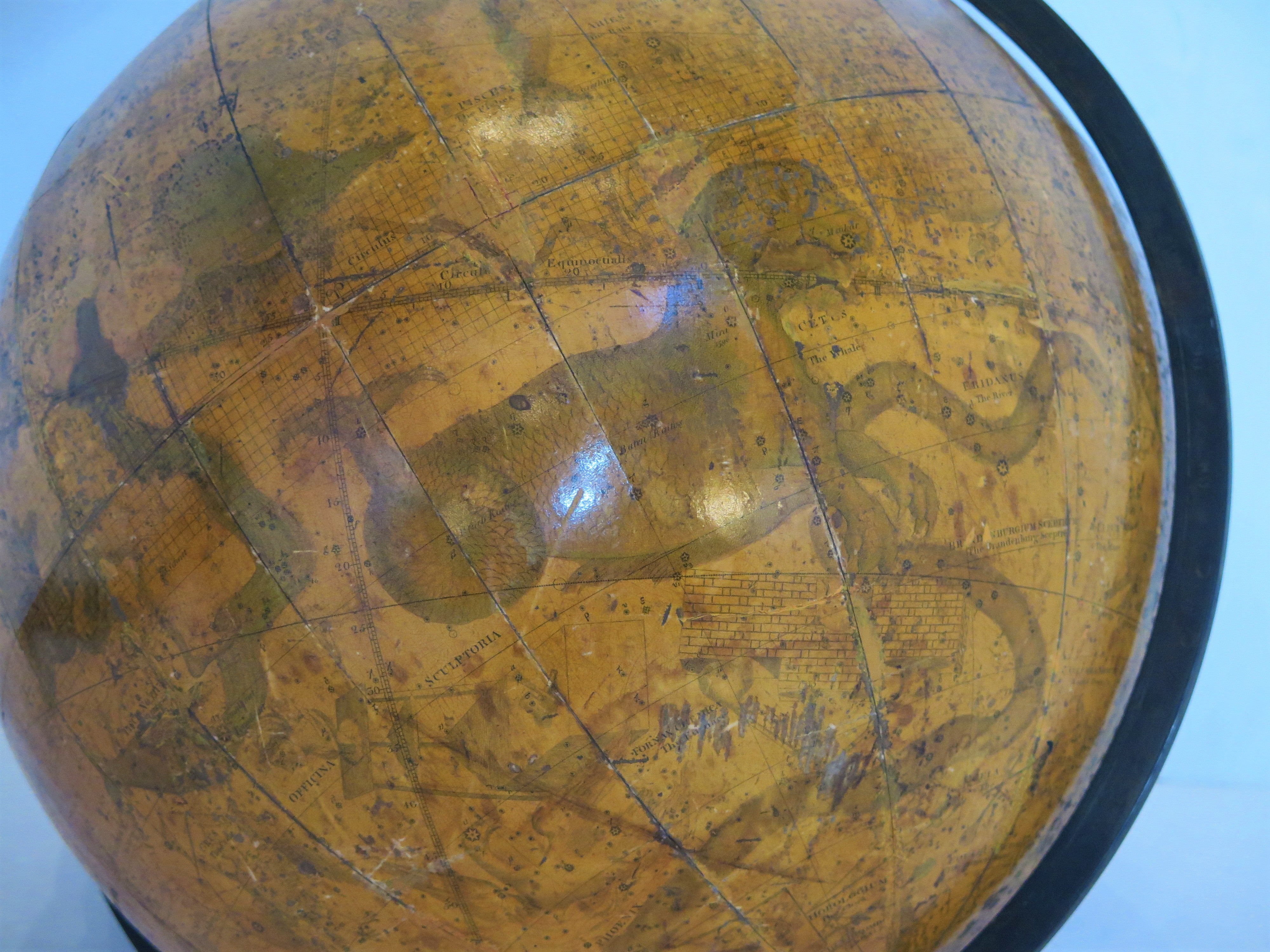 George III Eighteen Inch Celestial Globe by W. and T.M. Bardin, 1800