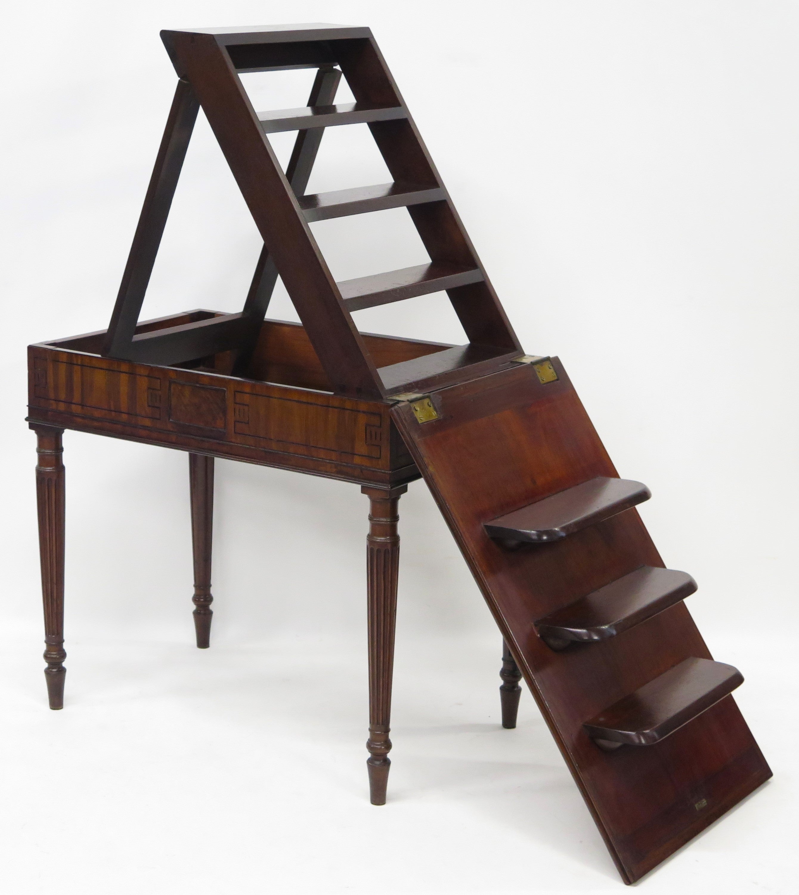 A George III Mahogany Metamorphic Library Table