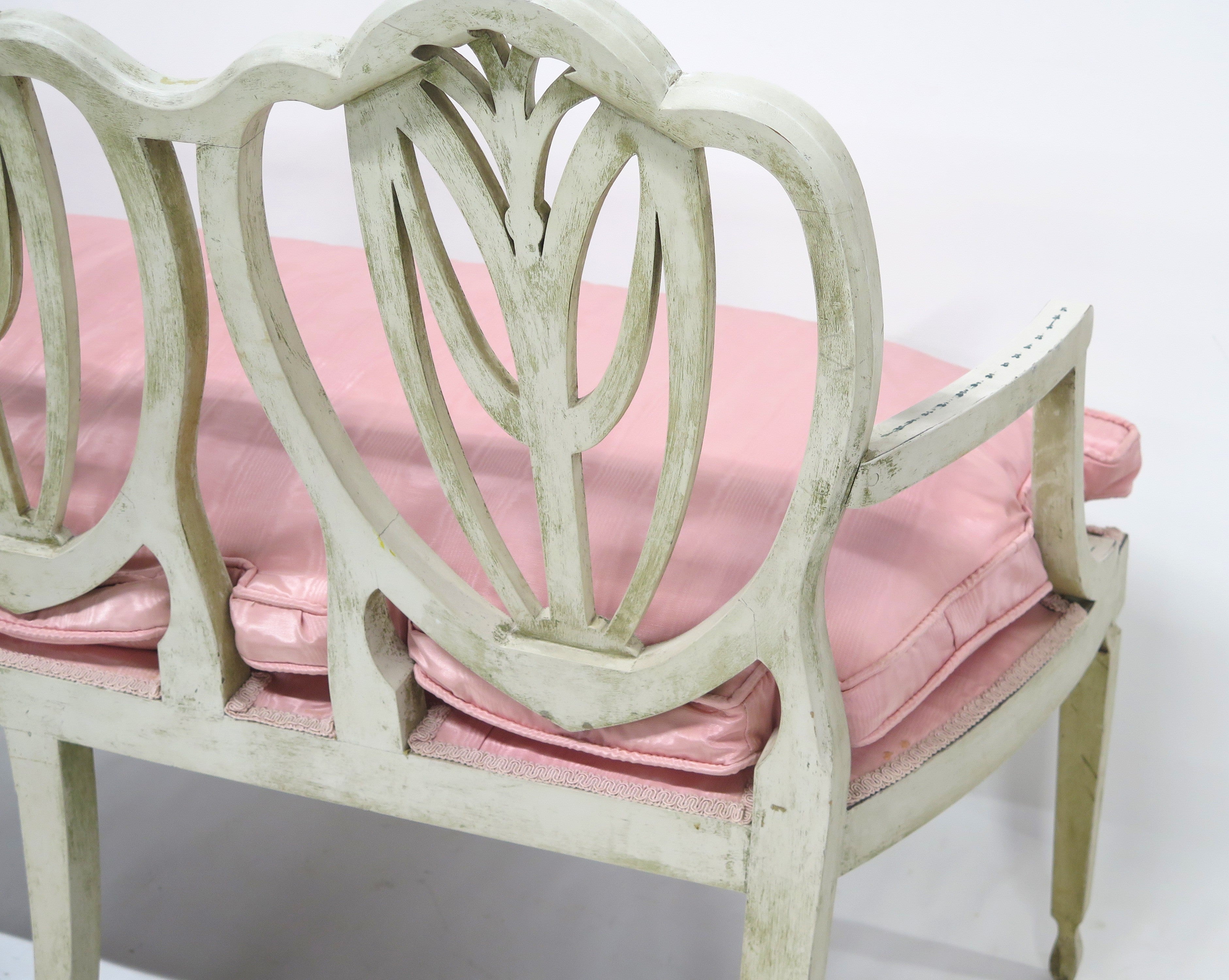 Georgian Style Triple Chair Back Settee