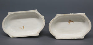 A Pair of Early 19th Century Creamware Dogs