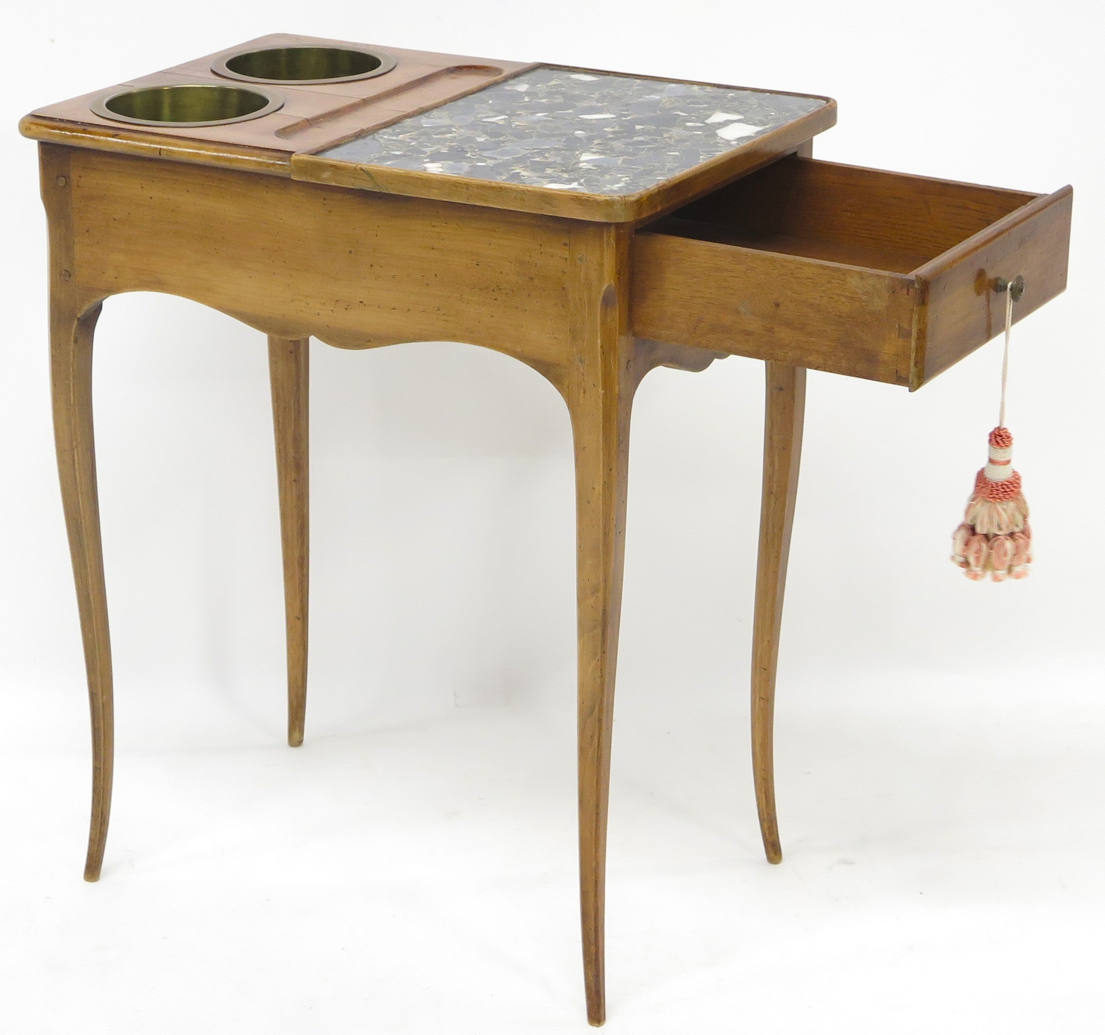 Louis XV-Style Fruitwood Rafraichissoir / Desserte Table