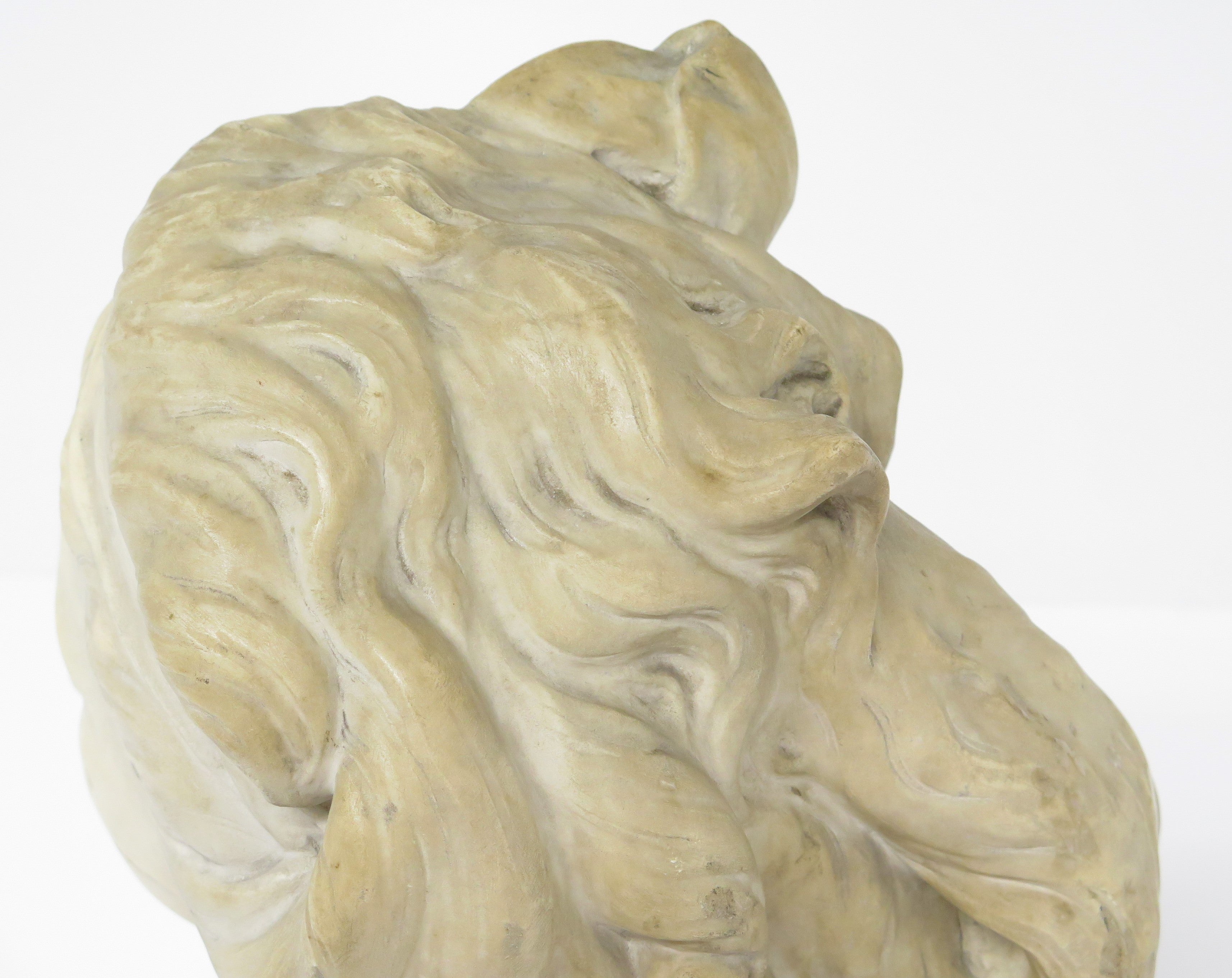 Carved Marble Bust of Marie Antoinette