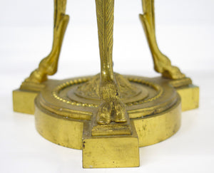 A Pair of Finely Cast and Chased Louis XVI Ormalu Four-Light Cassolette