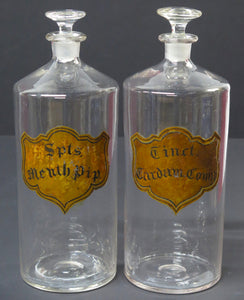 A Large Pair of Apothecary Jars