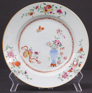 A Finely Decorated Famille Rose Plate