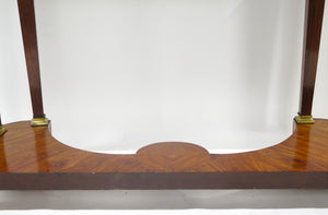 A 19th Century French Brass Mounted Console Table