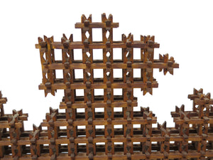 A Large Scale American Folk "Tramp Art" Cross