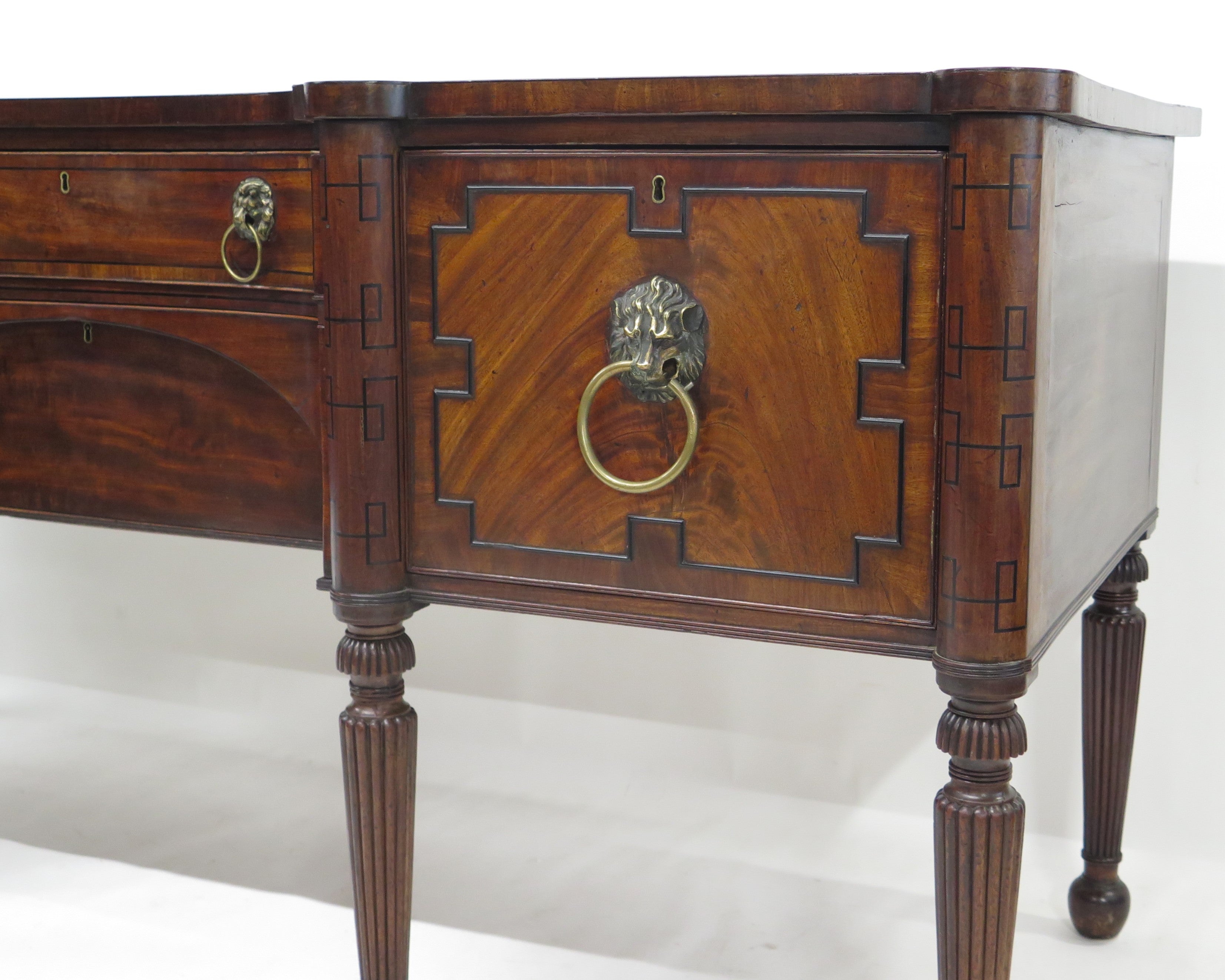 An English Regency Mahogany Sideboard