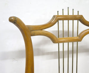 An Unusual Occasional Chair with Lyre Back