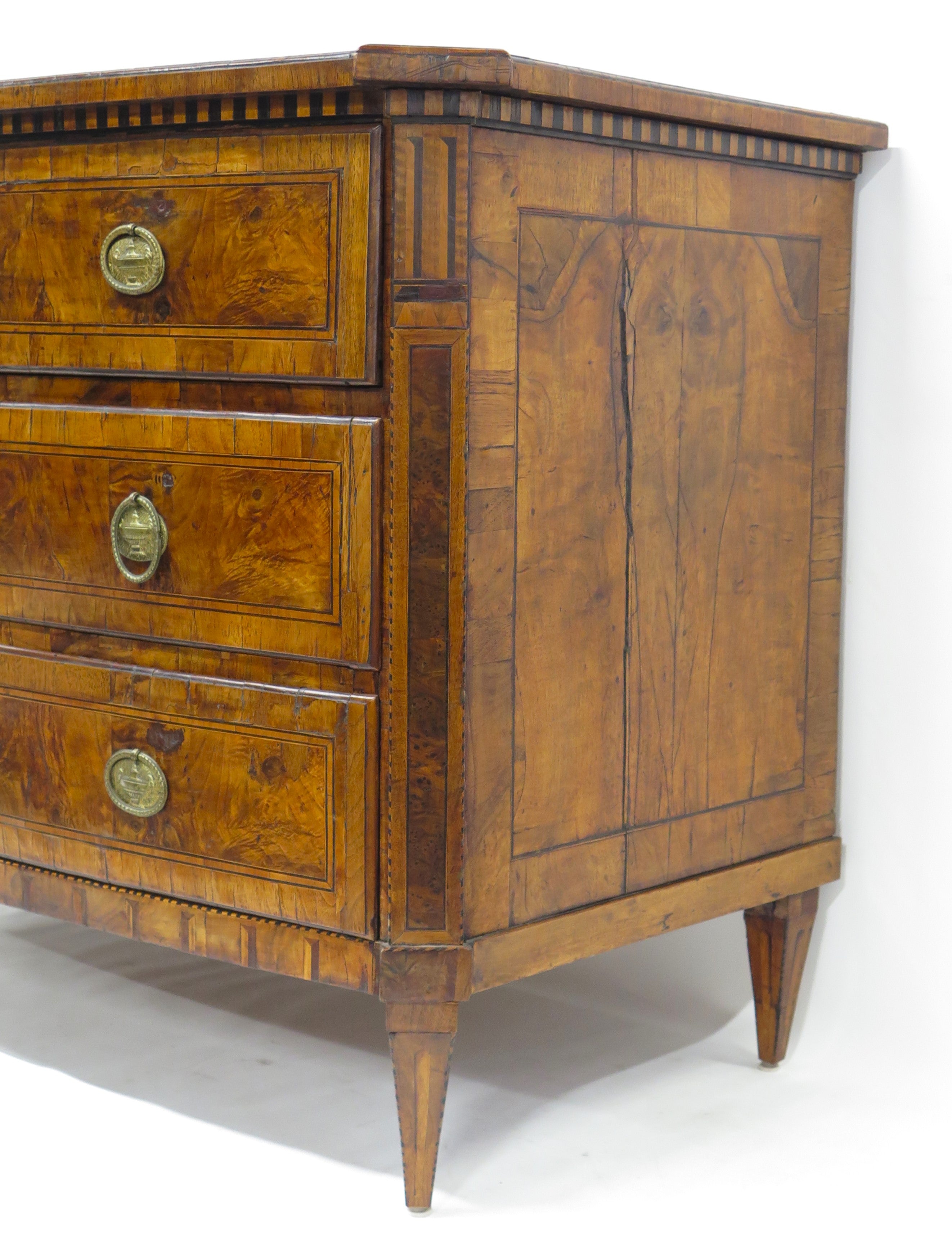 An 18th  Century Italian Three Drawer Chest