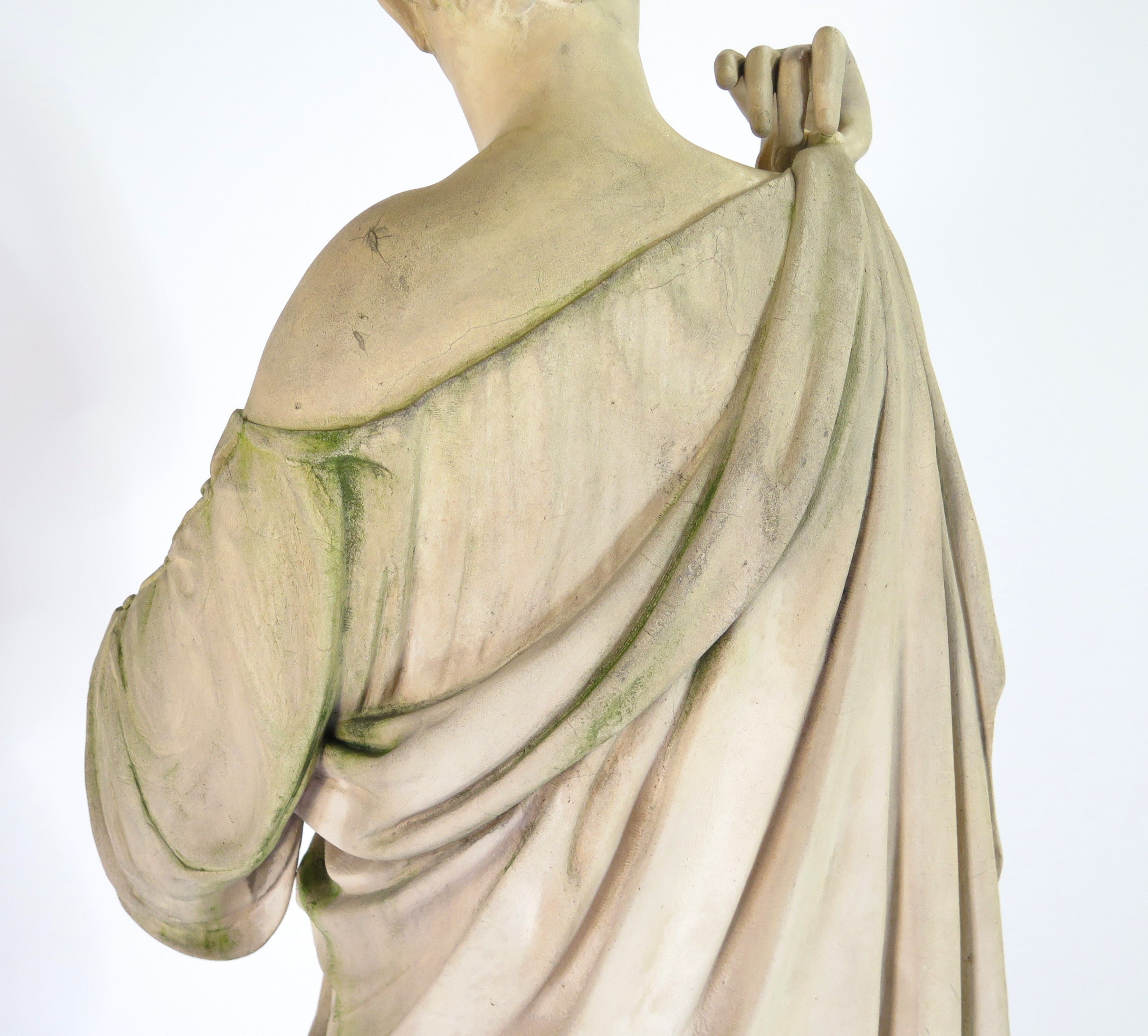 Diana de Gabies Terracotta Statue by Brault and Gilardoni, France