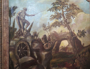 A Set of Four Late 18th Century / Early 19th Century Allegorical Paintings