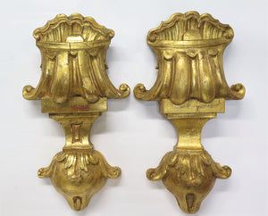 Finely Carved Giltwood Fragments