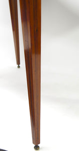 A Late 18th / Early 19th Century Dutch Marquetry Inlaid Veneered Silver Table