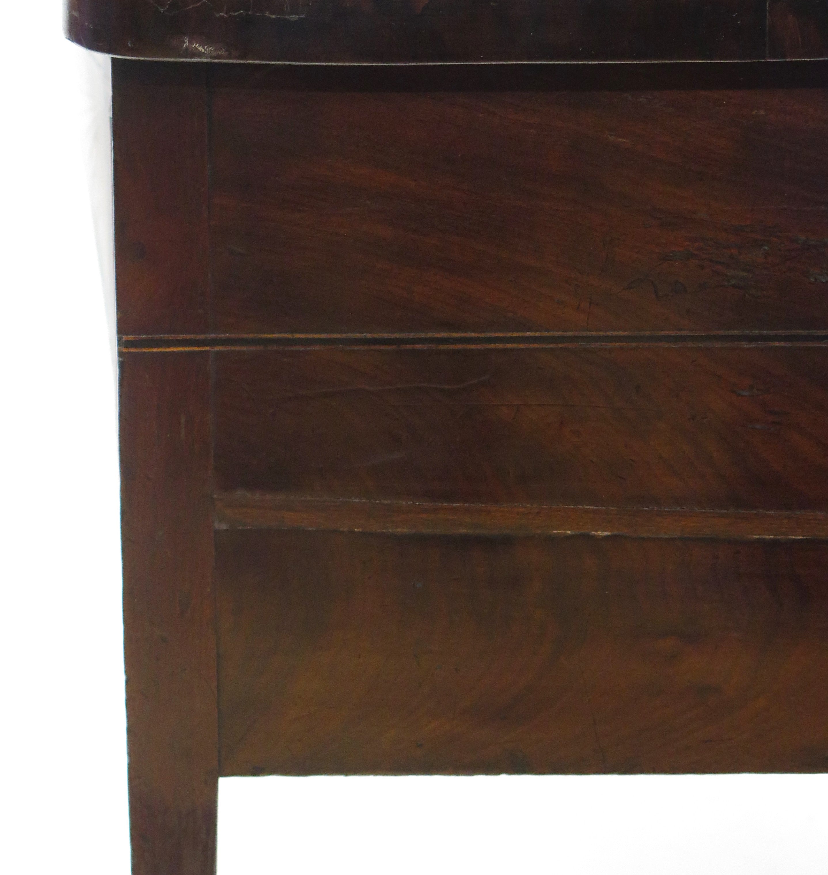 A George III Serpentine Front Mahogany Sideboard