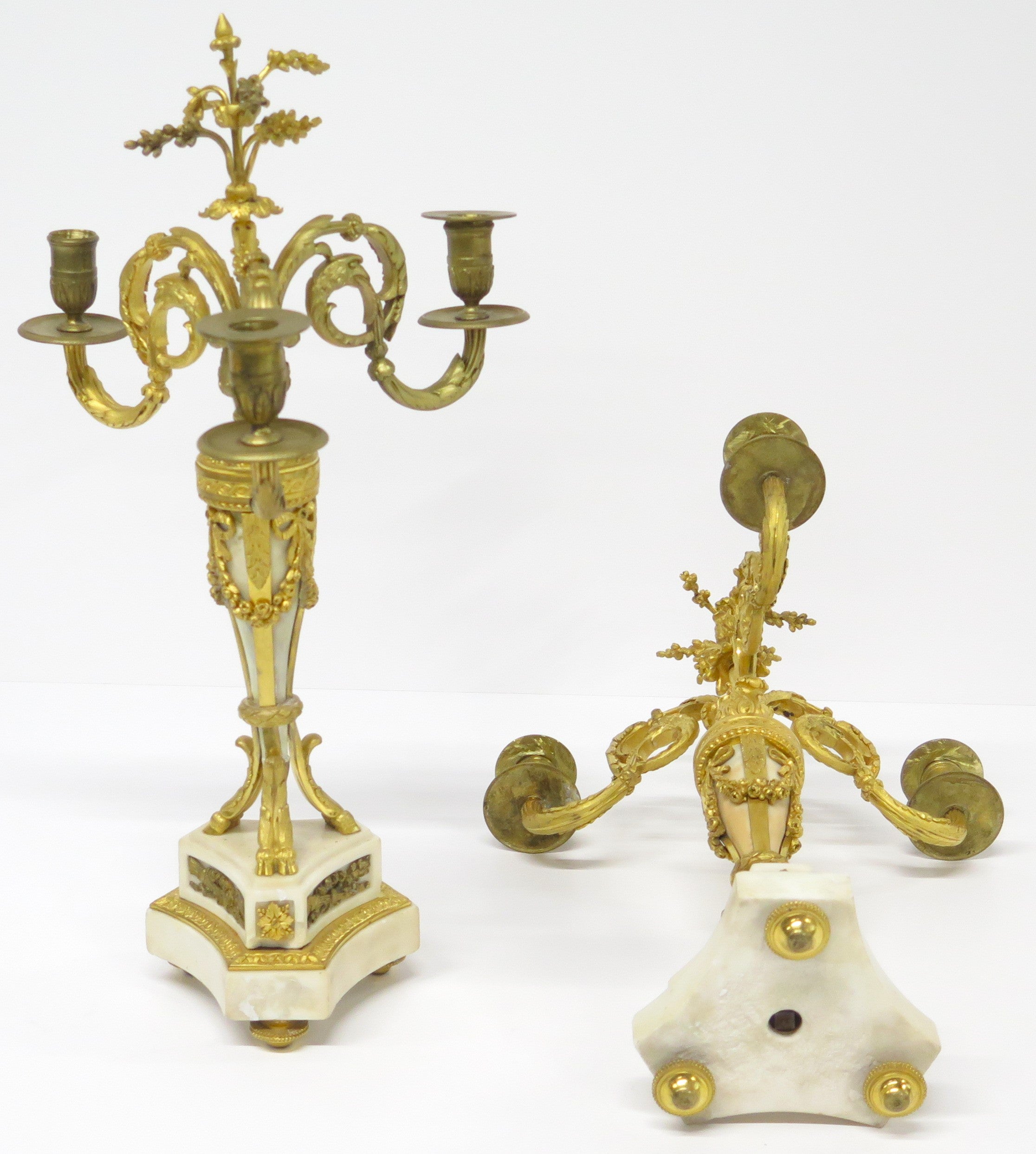 A Pair of Louis the XVI Candelabra