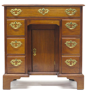 George III Mahogany Kneehole Desk