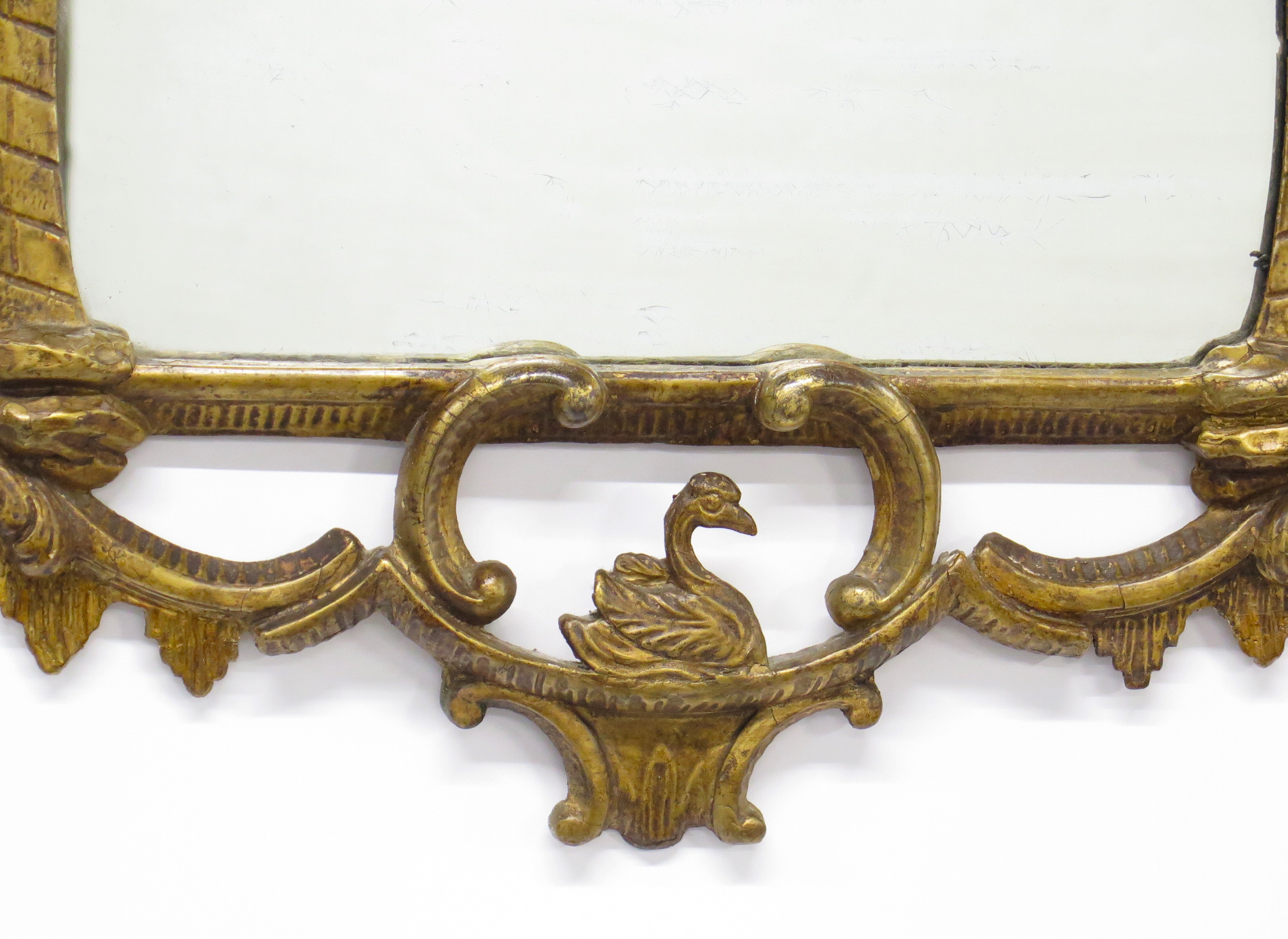 Mid-18th Century Irish Giltwood Wall Mirror