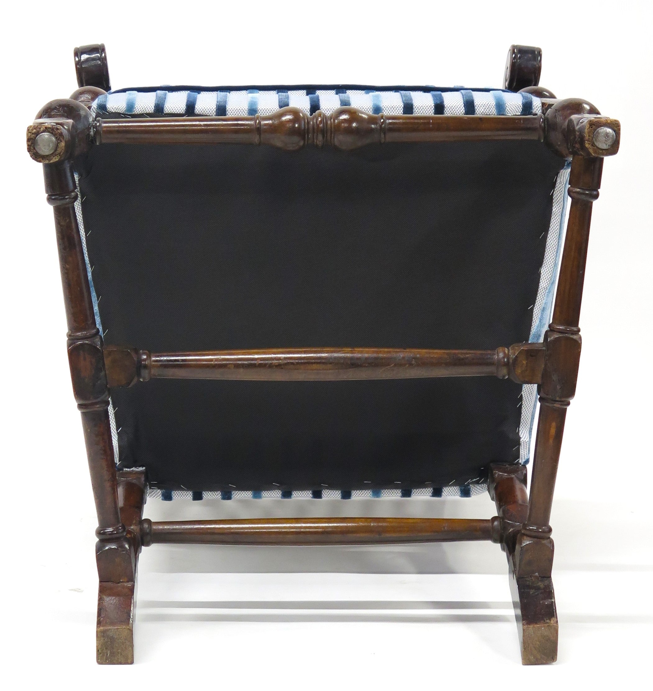 A Rare Form William and Mary Walnut Banister Back Armchair