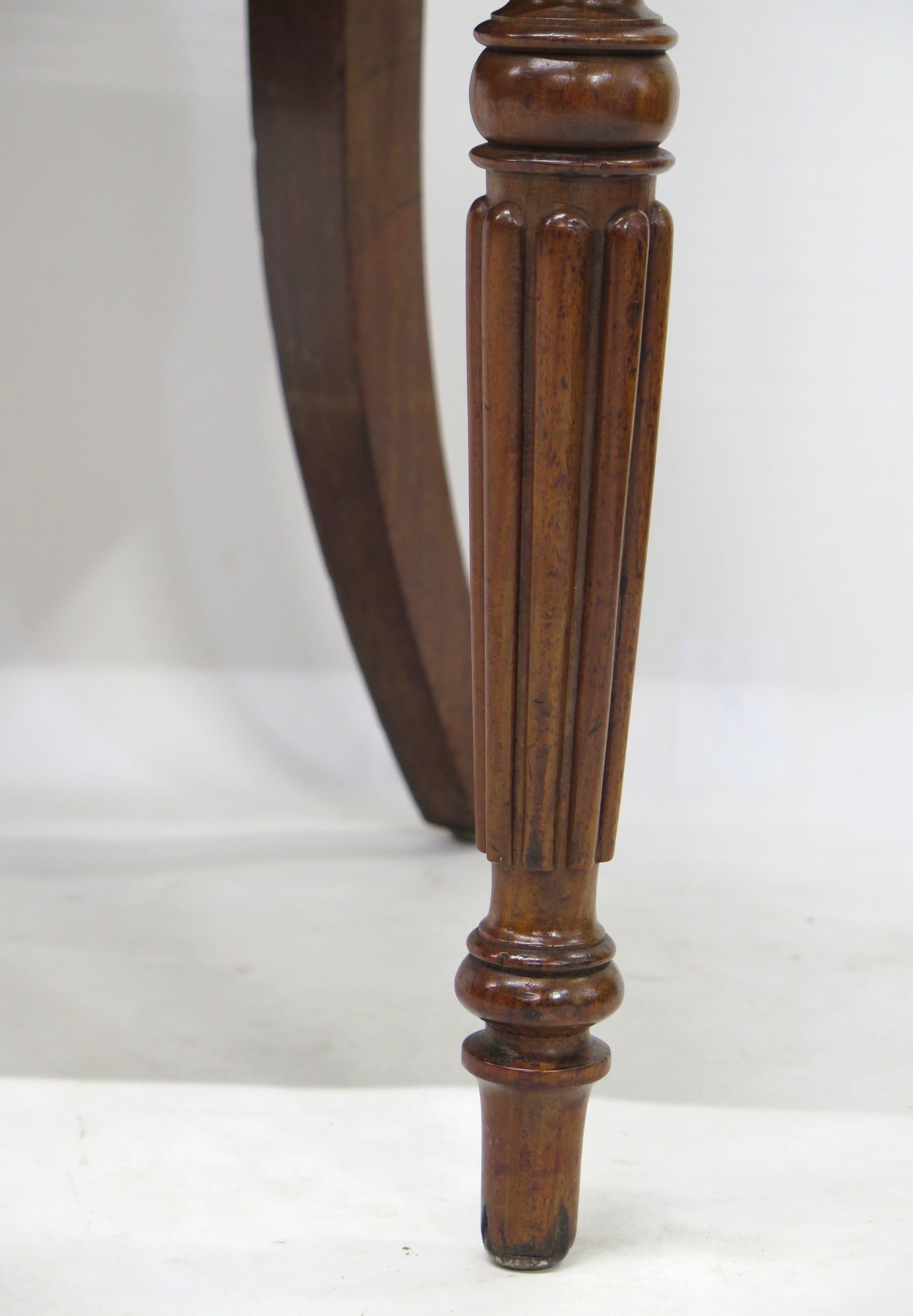 English Regency Mahogany Library Chair