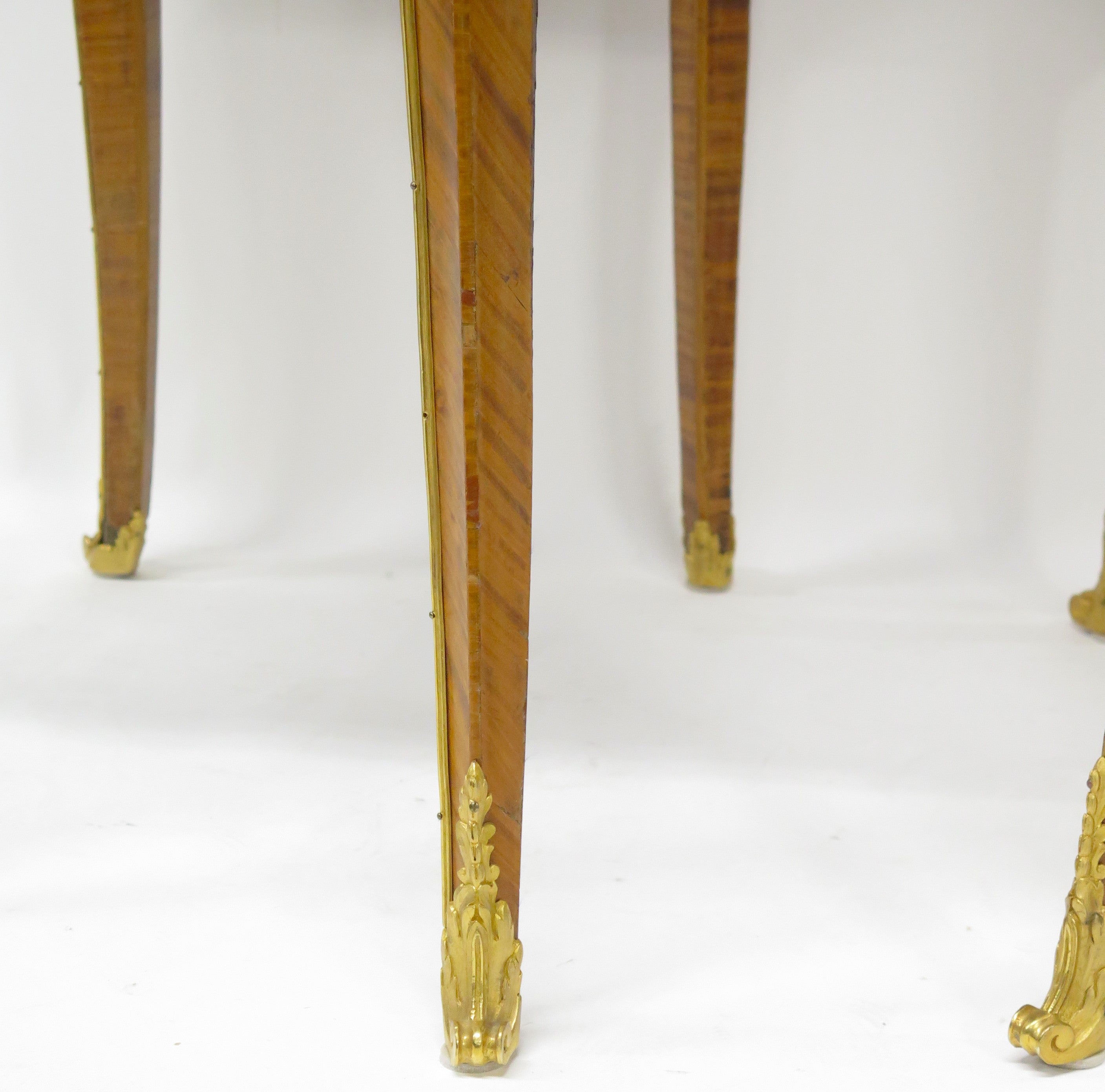 A Matched Pair of Louis XV / Transitional Ormolu-Mounted Parquetry Cabinets