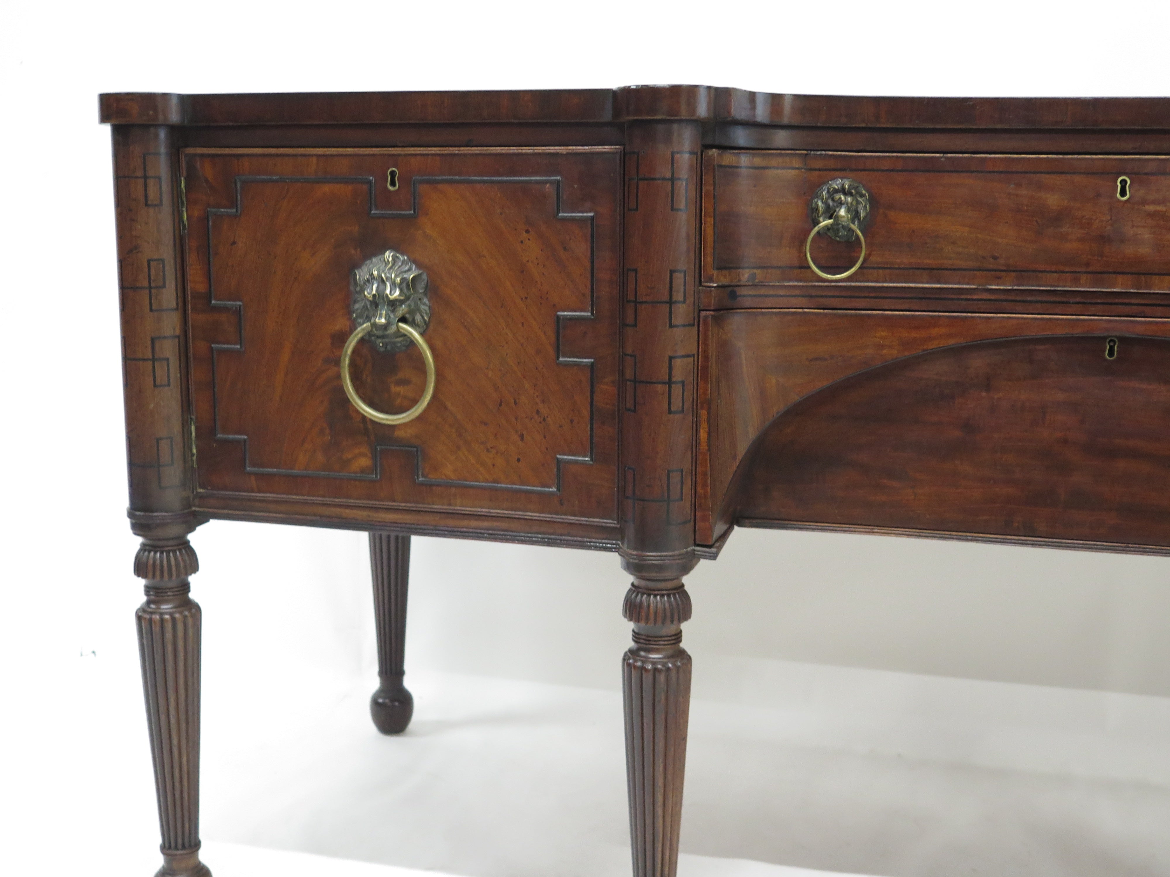 An English Regency Mahogany Sideboard
