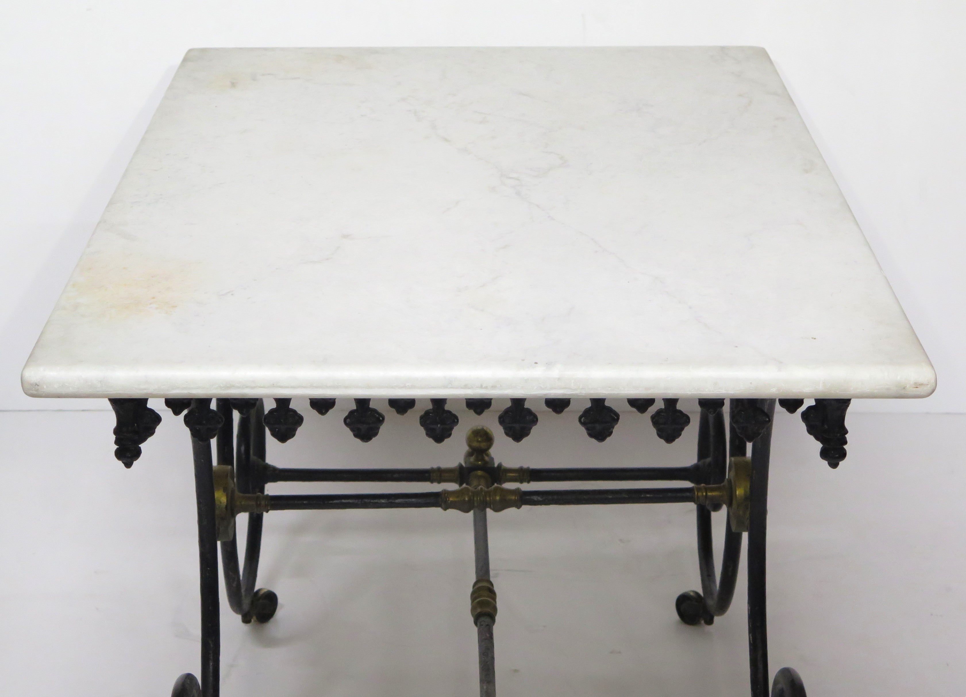 Early 20th Century Frenche Iron Pastri Table