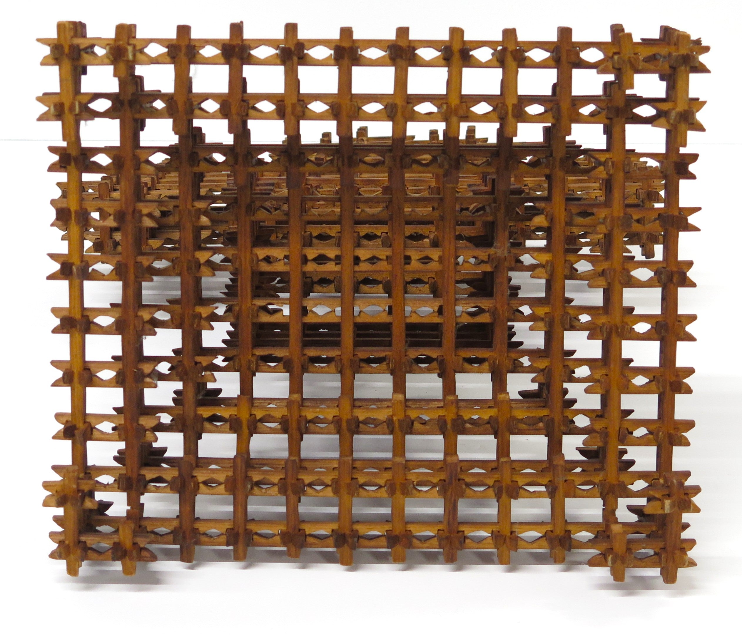 A Large Scale American Folk "Tramp Art" Cross