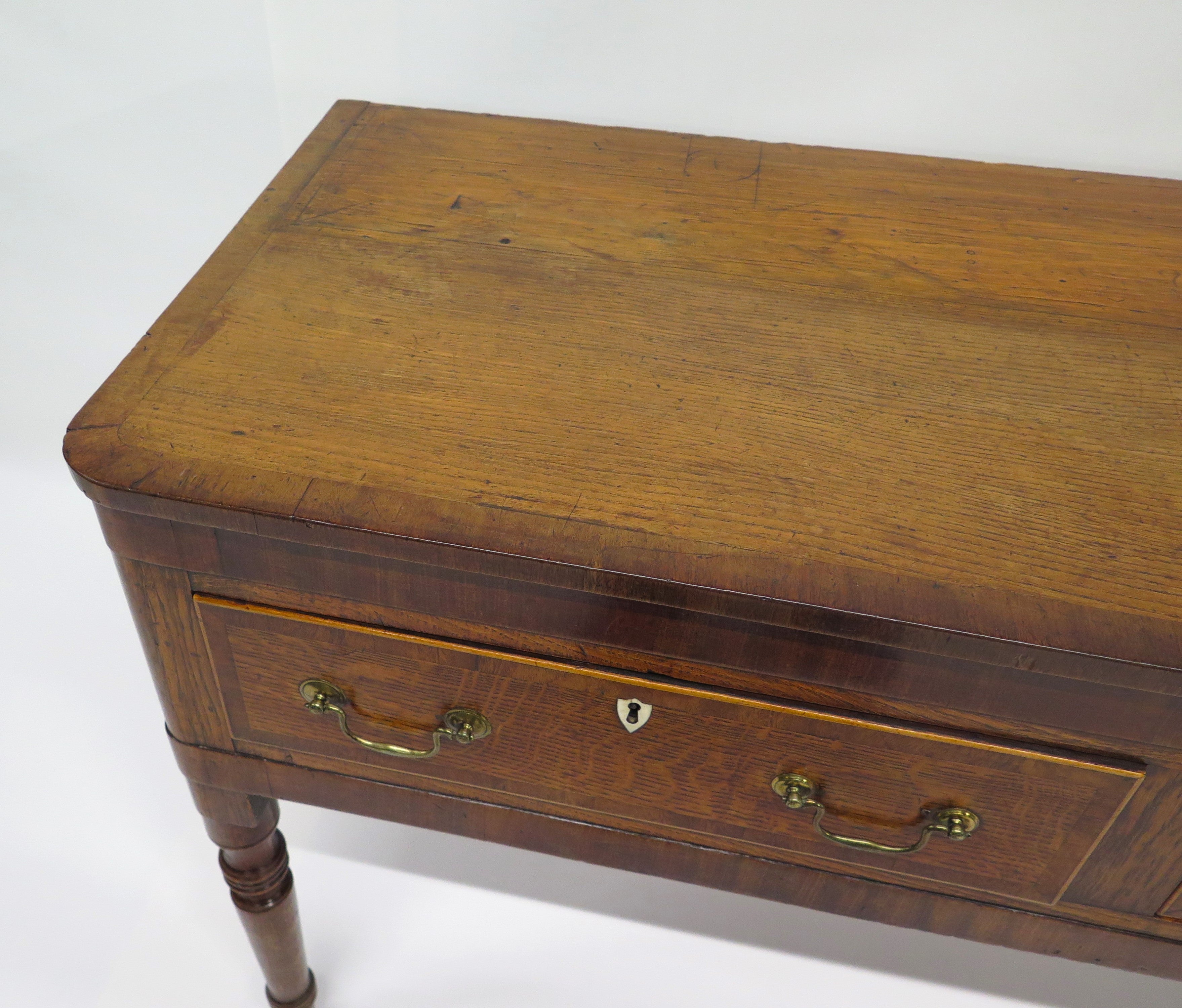 George III Oak Dresser Base