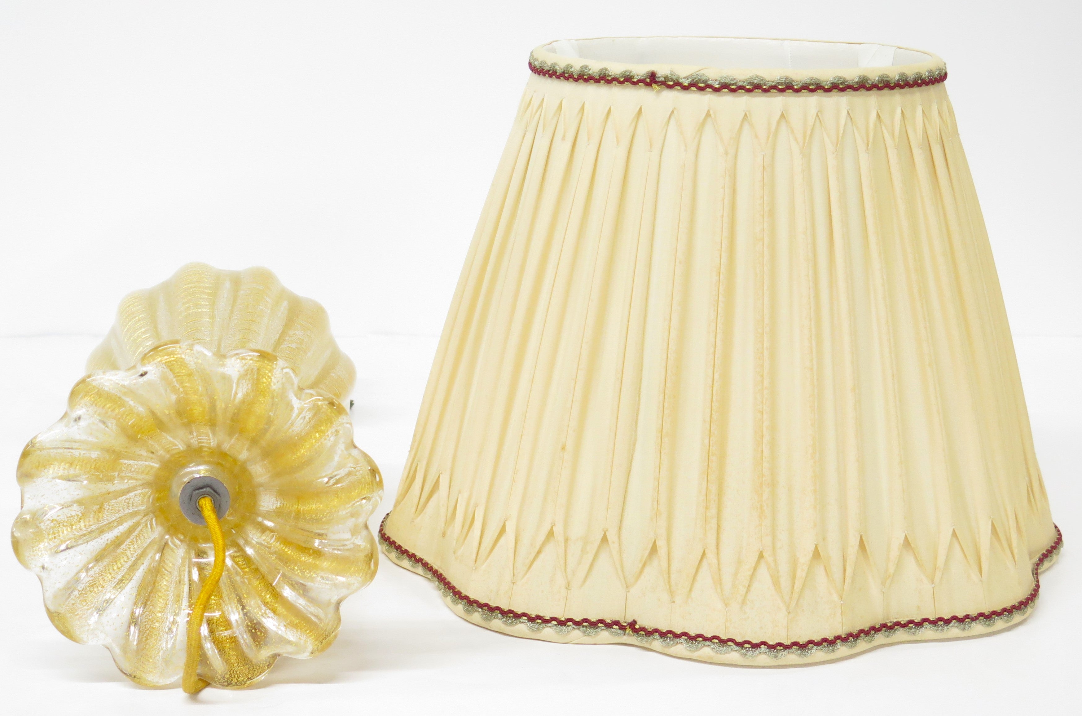 Beautiful Mid Century Murano Glass Lamp by Barovier & Toso