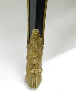 A Louis XV-Style Black Lacquer Bureau Plat / Writing Desk
