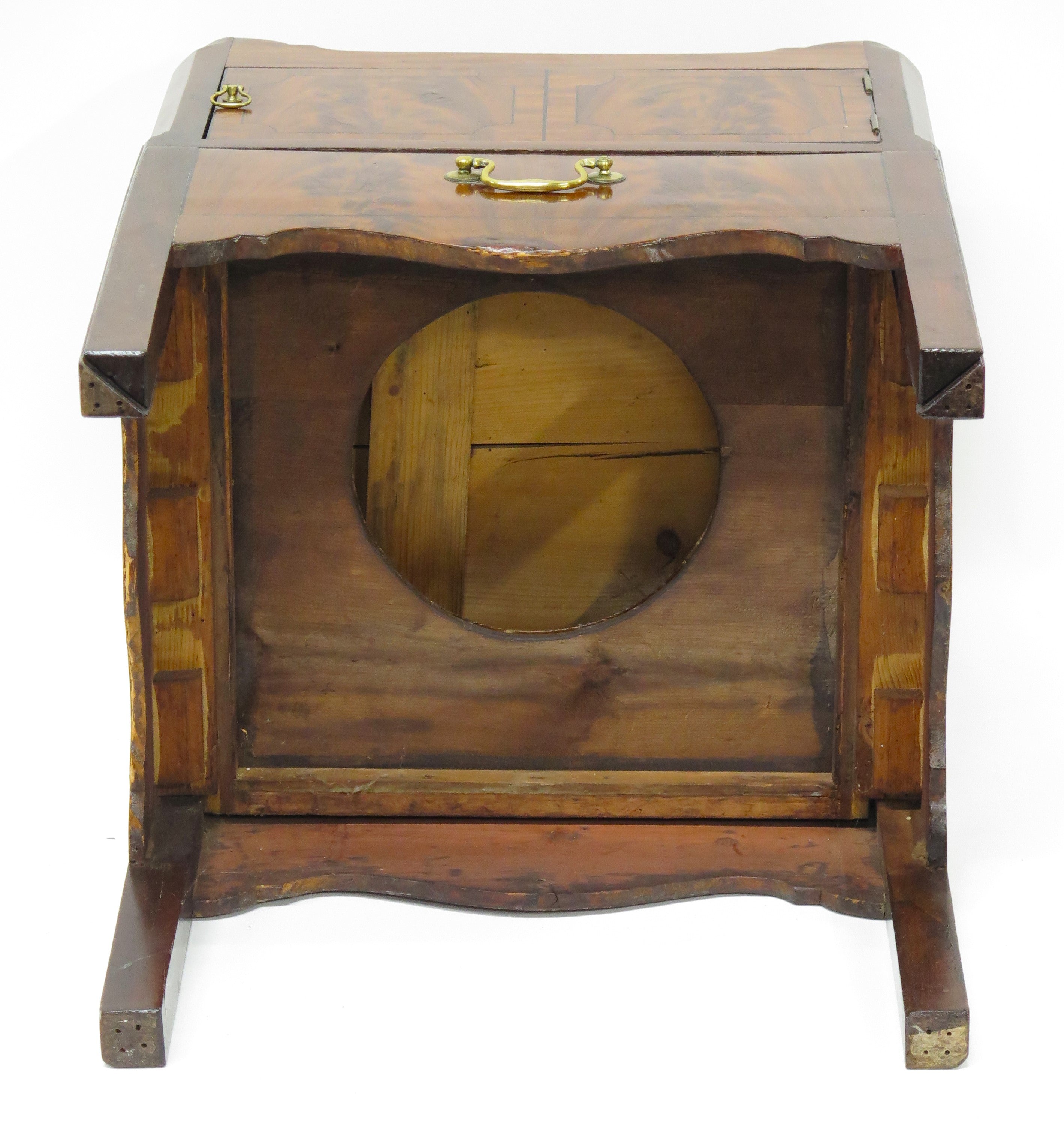 A George III Mahogany Bedside Cabinet