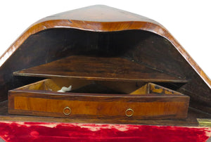 A Louis XV Lady's Fruitwood Veneered Escritoire