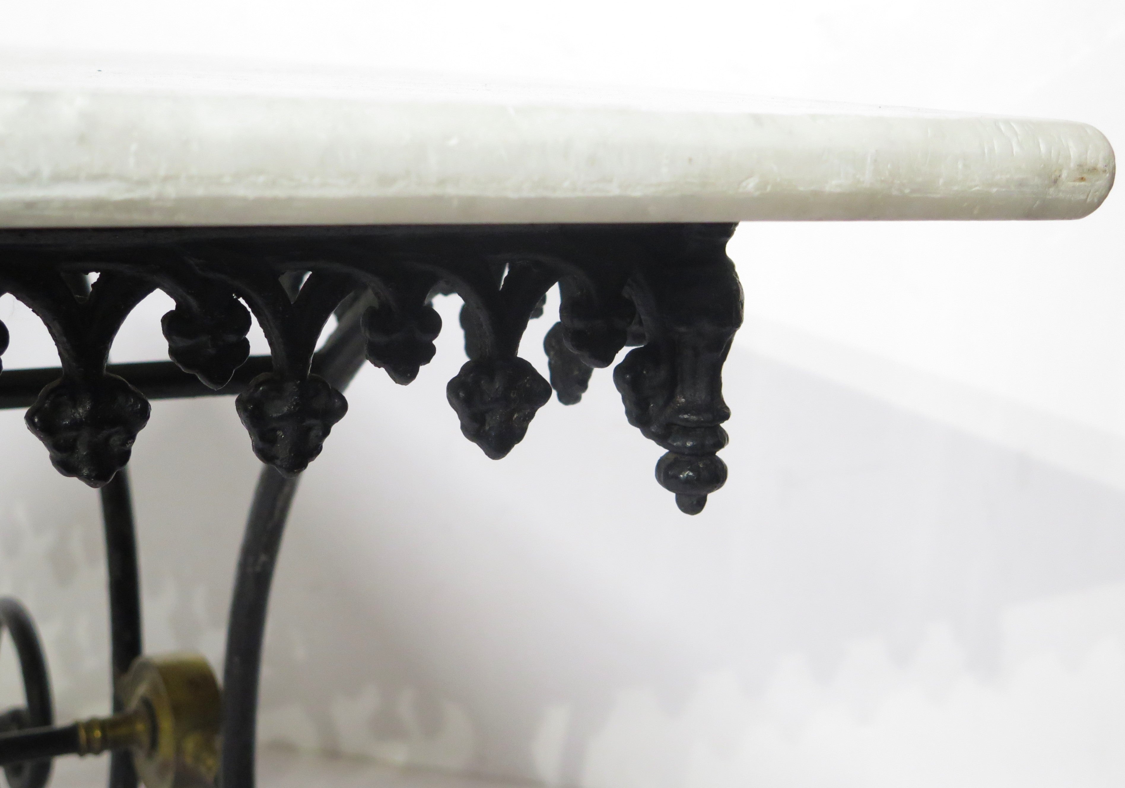 Early 20th Century Frenche Iron Pastri Table