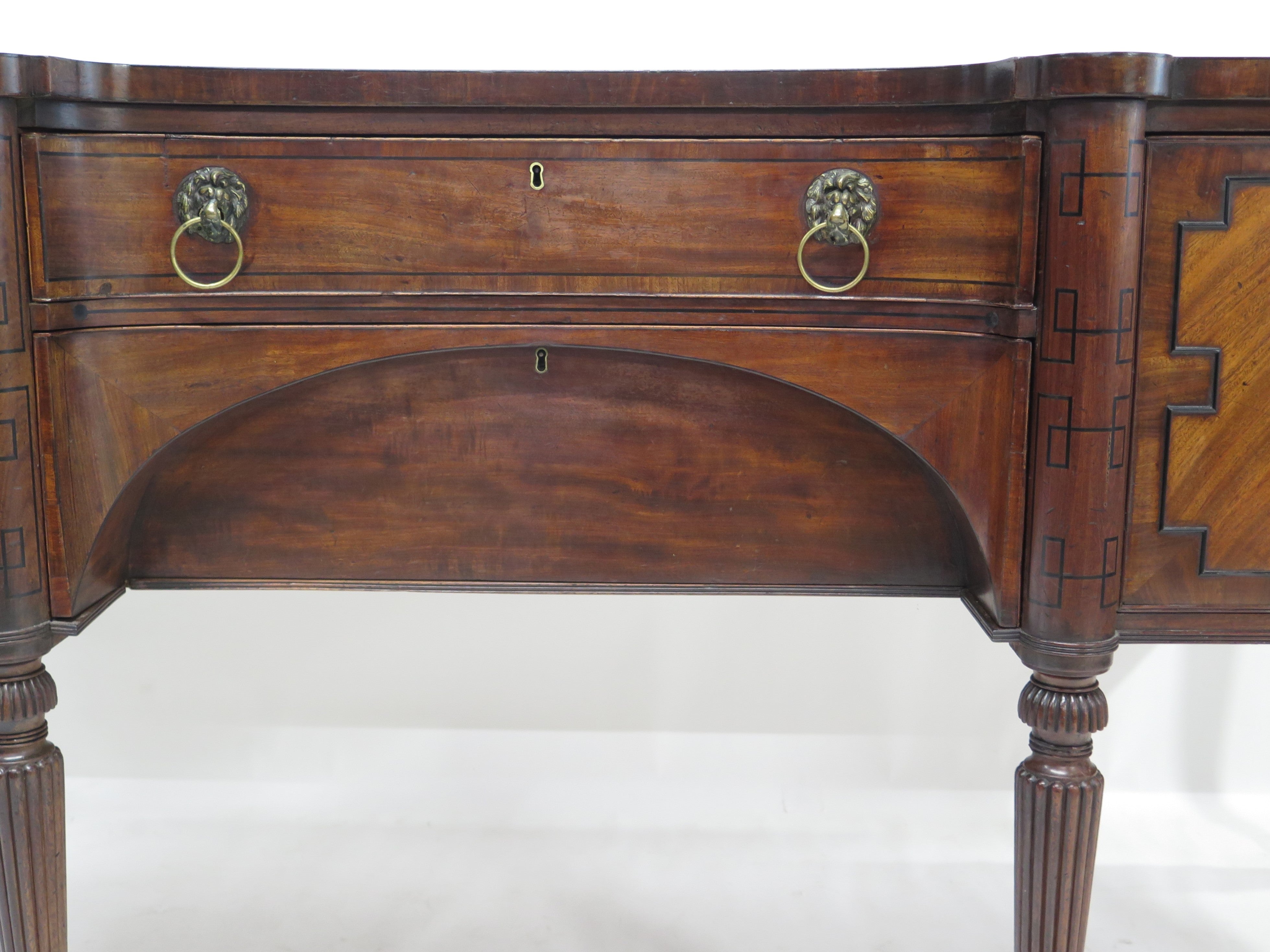An English Regency Mahogany Sideboard