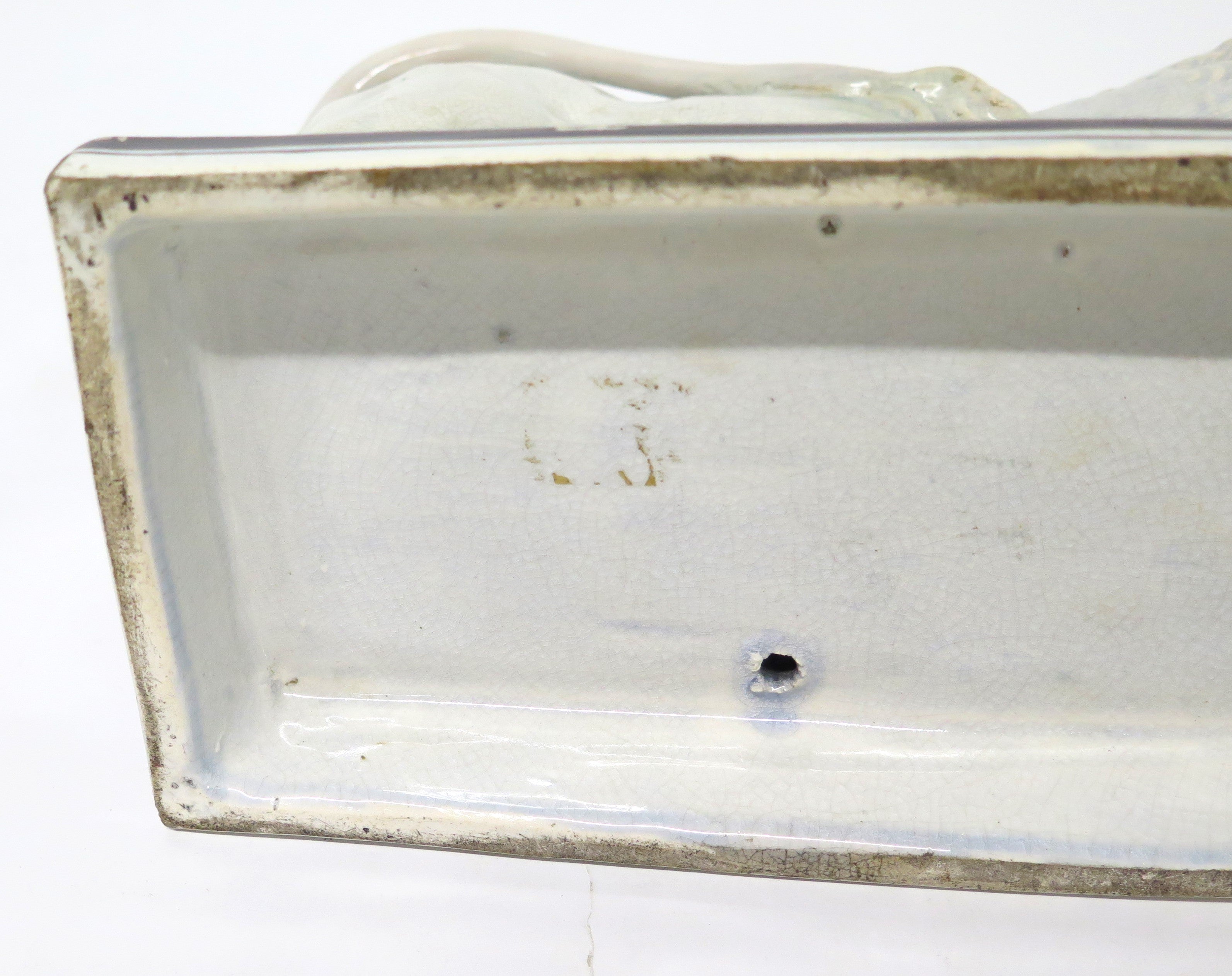 Late 18th Century Staffordshire Ceramic Figure of a Lion