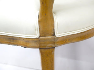 An Unusual Occasional Chair with Lyre Back