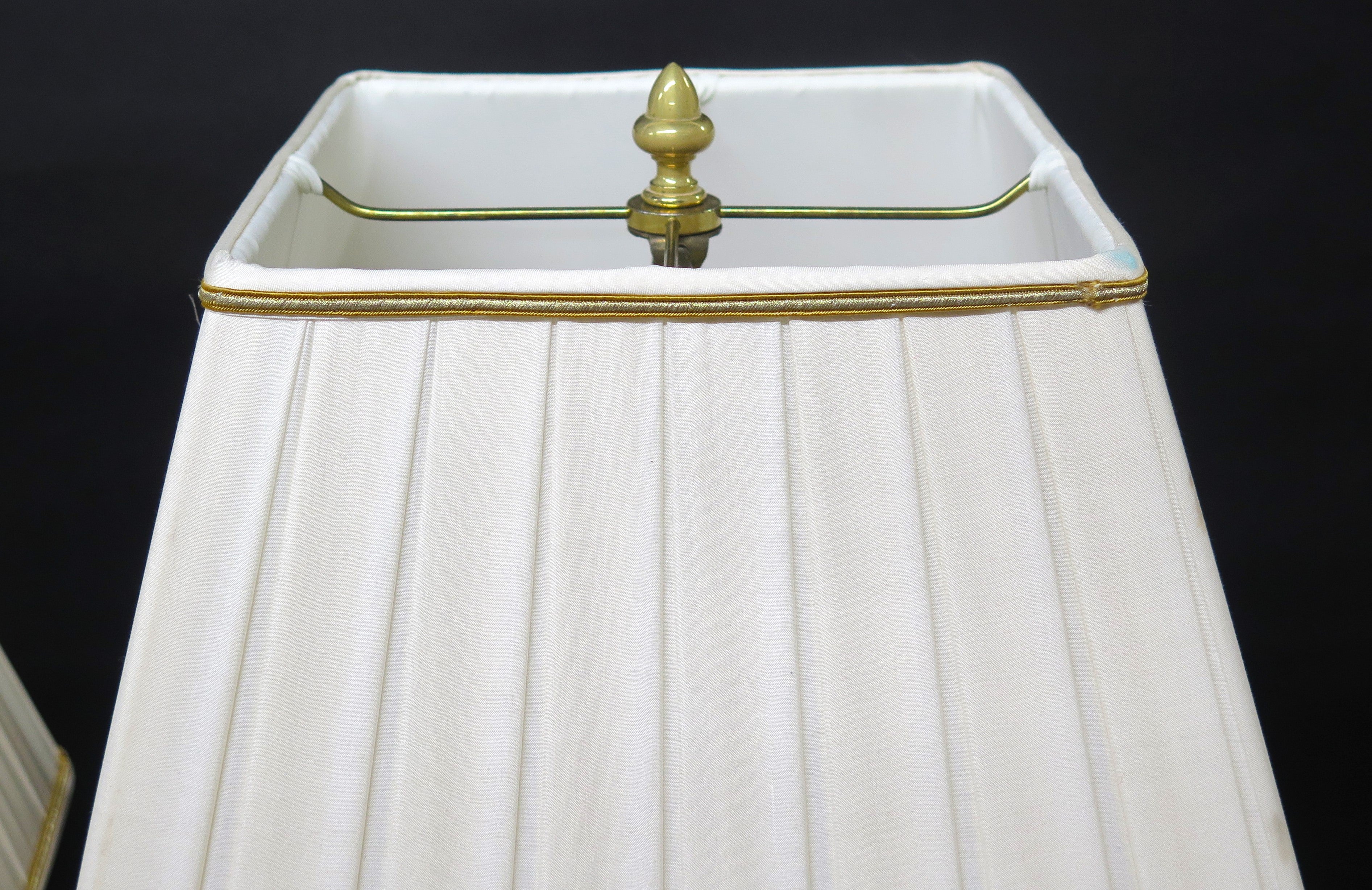A Pair of Rock Crystal and giltwood Lamps