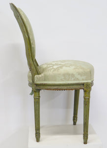 Set of 10 Louis XVI-Style Painted Side Chairs