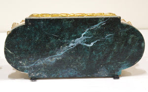 Pair of Carved Painted and Parcel Gilt Wall Brackets