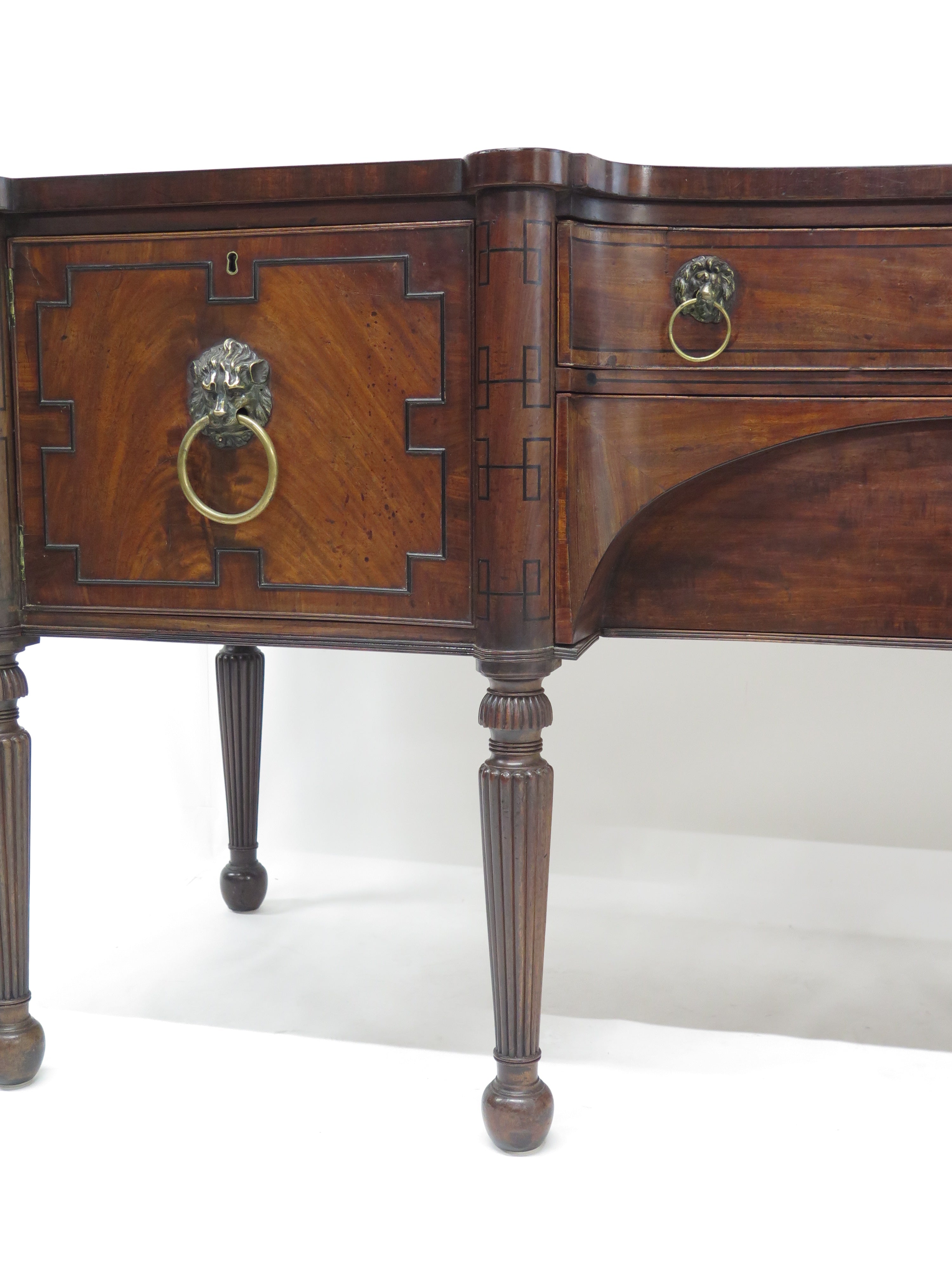 An English Regency Mahogany Sideboard